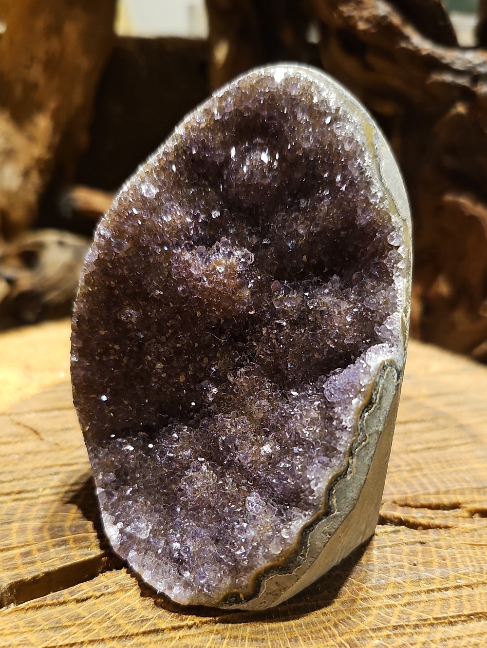 Natural Amethyst Cutbase Display - Picture 3 of 13